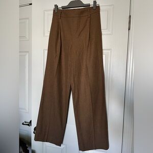 Vince Wide Leg Wool Blend Trousers